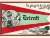 Postcard - I'm Going to Try to Get Oudt Off Detroit