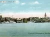 Postcard - River Front, Detroit, Mich.