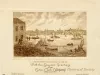 Card, Greeting - View of Detroit from Windsor in the Year 1851