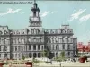 Postcard - City Hall, Woodward Ave, Detroit, Mich