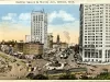 Postcard - Cadillac Square & Monroe Ave., Detroit, Mich.