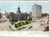 Postcard - City Hall and Campus Martius, Detroit, Mich.