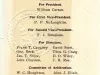 Handbill, Political - Board of Trade of the City of Detroit
Ticket for Officers, 1900-1901