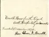 Envelope - Arnold Home for the Aged and Hospital for Incurables