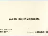Card, Business - James Schermerhorn