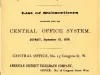 Directory, Telephone - The Speaking Telephone!
List of Subscribers connected with the Central Office System