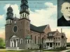 Postcard - St. Leo's Catholic Church. Rev. M. Meathe. Grand River Ave., Detroit, Mich.