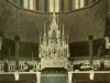 Postcard - Interior Sacred Heart of Mary Church, Detroit, Mich.