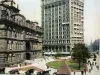 Postcard - City Hall and Majestic Building, Detroit, Mich.