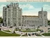 Postcard - New Masonic Temple, Temple Ave. and Second Boulevard, Detroit, Michigan.