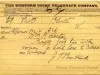 Telegram - The Western Union Telegraph Company