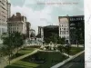 Postcard - Capital Square Park, Detroit, Mich