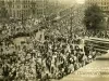 Postcard - Large Crowd on Campus, Cadillaque [sic]. Detroit, 1912.