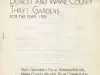 Report, Annual - Annual Report of the Detroit and Wayne County Thrift Gardens for the Year 1935