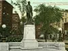 Postcard - Monument of George Mason, First Governor of the State of Michigan, Detroit, Mich.