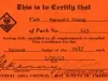 Certificate, Achievement