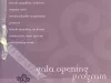 Program - Gala Opening Program