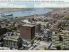 Postcard - Lafayette Blvd. Looking Southwest showing Detroit River and Canada in distance.
