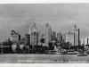 Postcard - River Front Skyline, Detroit, Mich.