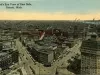Postcard - Bird's Eye View of East Side, Detroit, Mich.