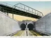 Postcard - The Detroit River Tunnel, Detroit, Mich.