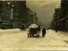 Postcard - Woodward Ave Detroit in Winter.