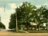 Postcard - Biddle and Wine Streets, Wyandotte, Mich.