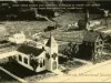 Postcard - White Stone Church and Franklin's Birthplace in Midget City, Detroit
(Shirley Temple Playhouse and Pool, beyond Church)