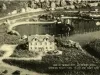Postcard - Lake in "Midget City" (at Detroit, Mich.) Showing Resort Hotel, Island and Cabin Camp.