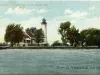 Postcard - Grosse Pointe Lighthouse, Grosse Pointe, Mich.