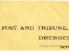 Advertisement - Detroit Post & Tribune