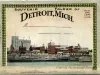 Post Folder - Souvenir Folder of Detroit, Mich.