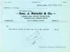 Bill-of-sale - George J. Reindel & Company