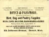 Booklet - Canaries, Cage Birds and Pet Animals
(Royce & Passmore)