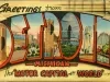 Post Folder - Souvenir Folder of Detroit Michigan