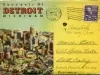 Post Folder - Souvenir of Detroit Michigan