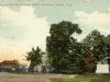 Postcard - A View on Belle Isle Showing Schiller Monument, Detroit, Mich.