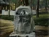 Postcard - The News Boy's Fountain, Belle Isle.