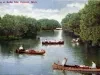 Postcard - Lagoon at Belle Isle, Detroit, Mich.