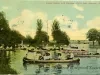 Postcard - Canal Scene and Canoes, Belle Isle, Detroit, Mich.