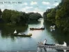 Postcard - Canoeing, Belle Isle, Detroit, Mich.