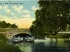 Postcard - Canoeing at Belle Isle, Detroit, Mich.