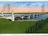 Postcard - Belle Isle Bridge, Detroit, Mich.
