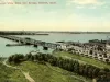 Postcard - Bird's-eye View Belle Isle Bridge, Detroit, Mich.