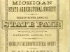 Booklet - Premium List of the Michigan State Agricultural Society Thirty-Sixth Annual State Fair and Fifteenth Annual Fair of the Michigan State Horticultural Society at Kalamazoo
