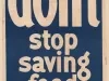Poster - Don't Stop Saving Food