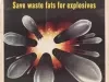 Poster - Save Waste Fats For Explosives,
Tank Them to Your Meat Dealer