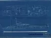 Blueprint - Preliminary Profile & Plan, Twinscrew Diesel Powered Cruiser