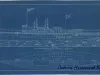 Blueprint - Proposed River Passenger (Screw) Steamer for Star Line