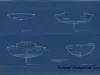 Blueprint - Construction Cross Sections of 
I.L.Y.A. [Inter-Lake Yachting Association] One Design Class Catboat